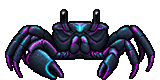 Neon Ghost Crab